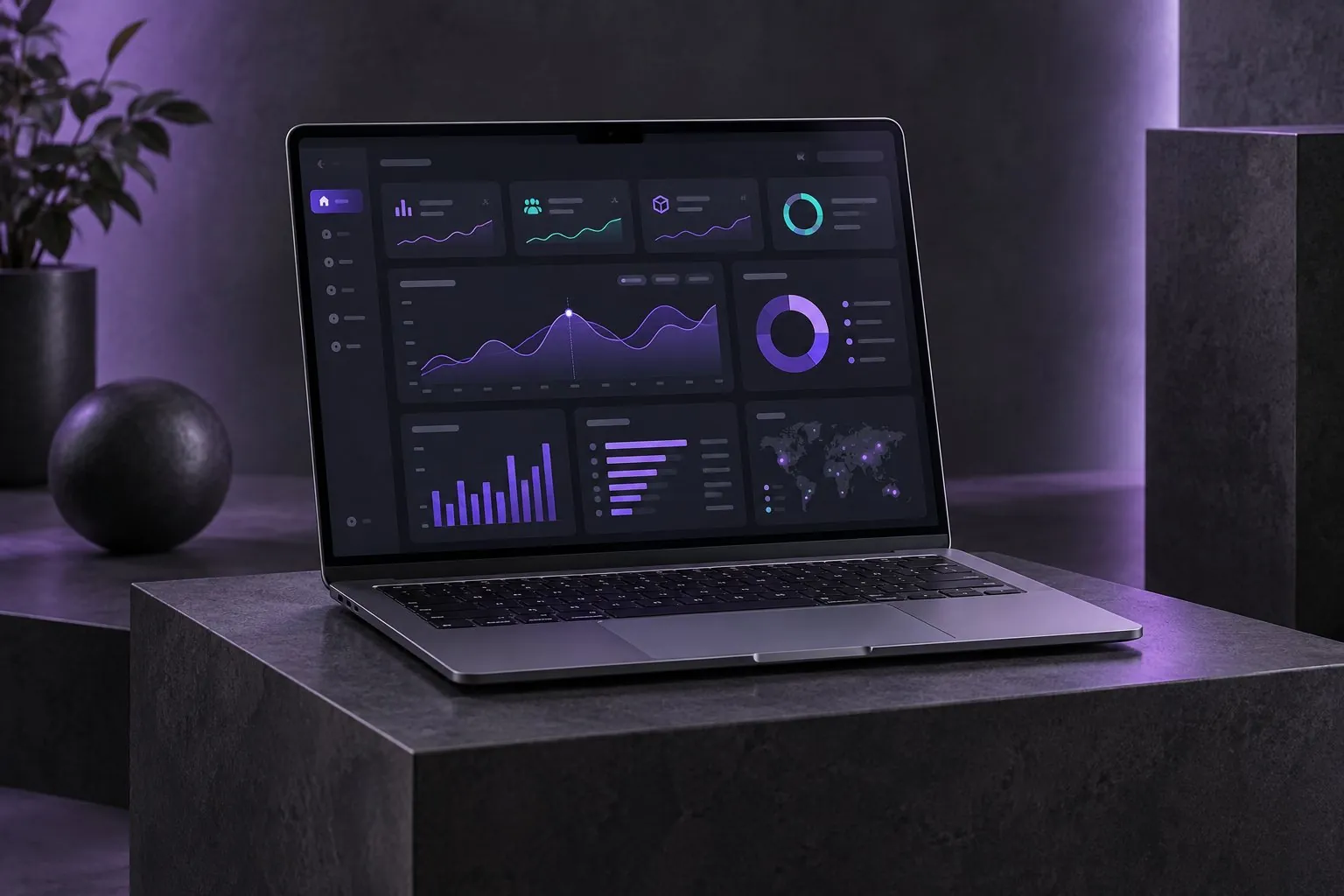 SaaS Dashboard Platform — illustrative concept